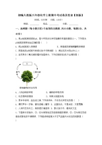 部编人教版八年级化学上册期中考试卷及答案【新版】