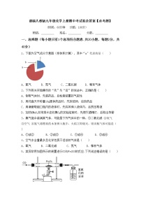 部编人教版九年级化学上册期中考试卷及答案【必考题】