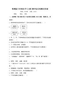 鲁教版八年级化学(上册)期中综合检测及答案