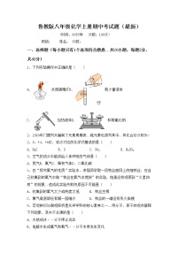 鲁教版八年级化学上册期中考试题（最新）