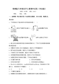 鲁教版八年级化学上册期中试卷（审定版）