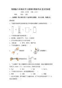 鲁教版八年级化学上册期中模拟考试【及答案】练习题