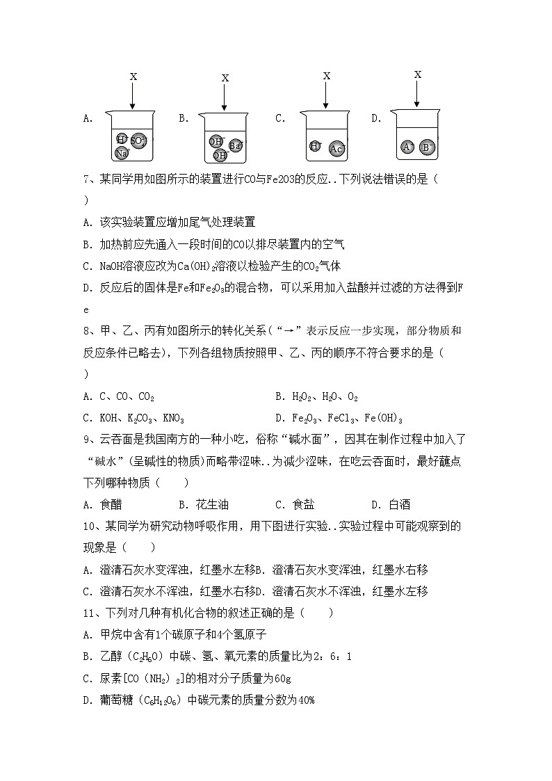 鲁教版九年级化学上册期中考试题（精编）第2页