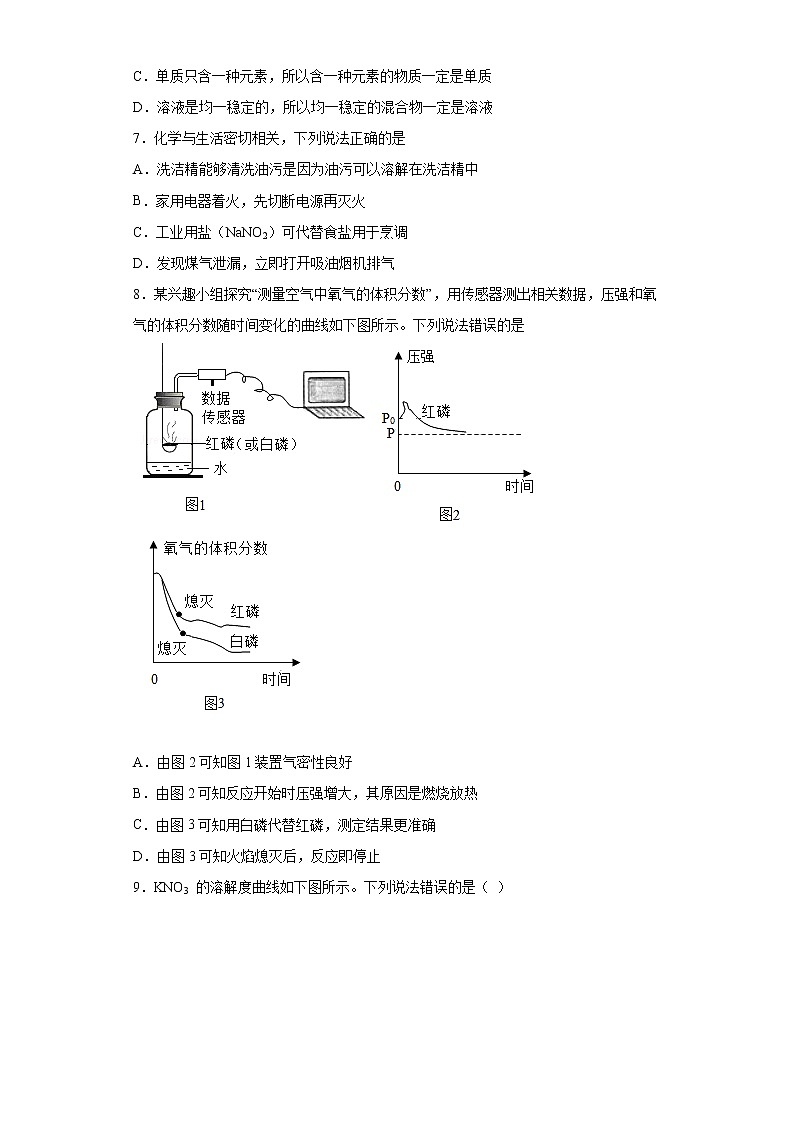 2020-2021学年福建省莆田市城厢区莆田第二中学九年级上学期期末化学试题（含答案与解析）第2页