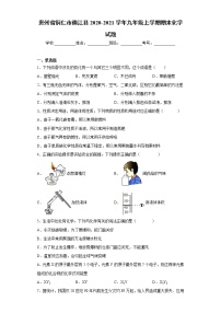 2020-2021学年贵州省铜仁市德江县九年级上学期期末化学试题（含答案与解析）