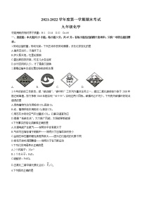 广东省茂名市电白区2021-2022学年九年级上学期期末化学试题（word版 含答案）