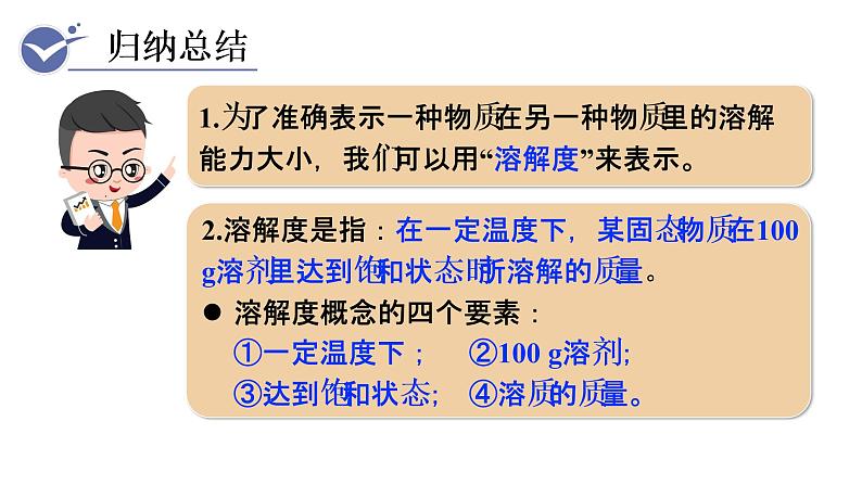 人教版九年级化学下册 9.2.2溶解度 课件第4页