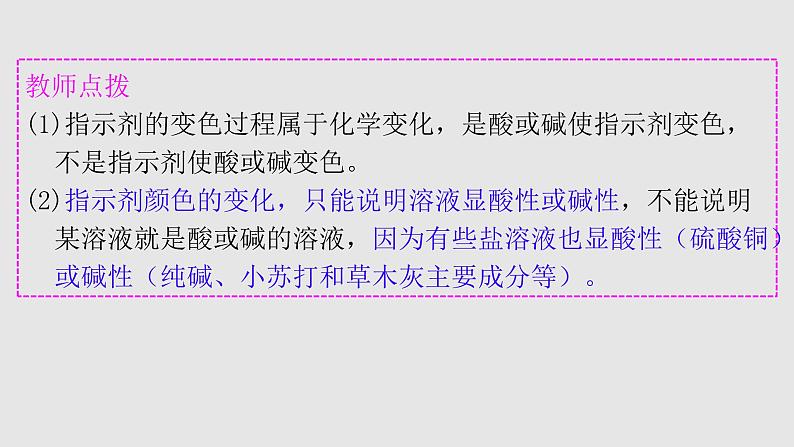 课时10.1.1酸碱指示剂常见的酸 2021-2022学年九年级化学下册课件（人教版）07