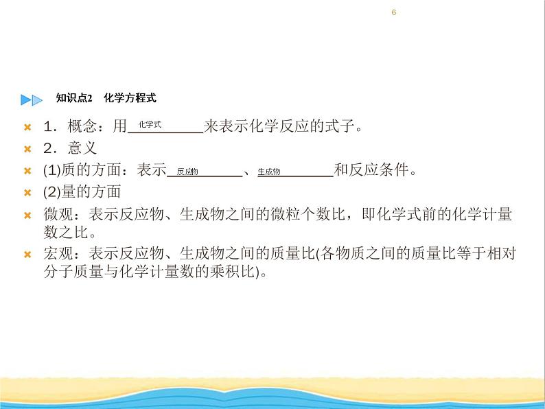 遵义专用中考化学一轮复习第4章认识化学变化课时2化学反应中的质量关系化学方程式课件第6页