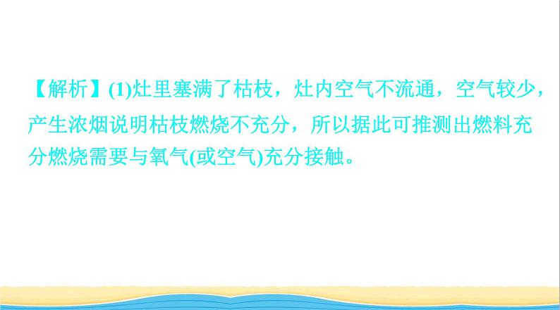 中考化学总复习一轮复习第一单元常见的物质第4讲燃料和能源课件第7页