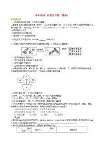 中考化学总复习信息给予题提高巩固练习