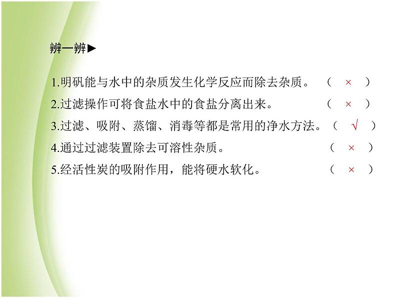 菏泽专版中考化学总复习第一部分第四单元自然界的水第1课时水的组成净化与保护课件新人教版第8页