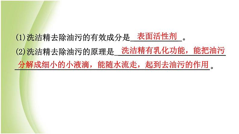 山东省滨州市中考化学一轮复习第三单元溶液第1课时物质在水中的溶解课件第8页