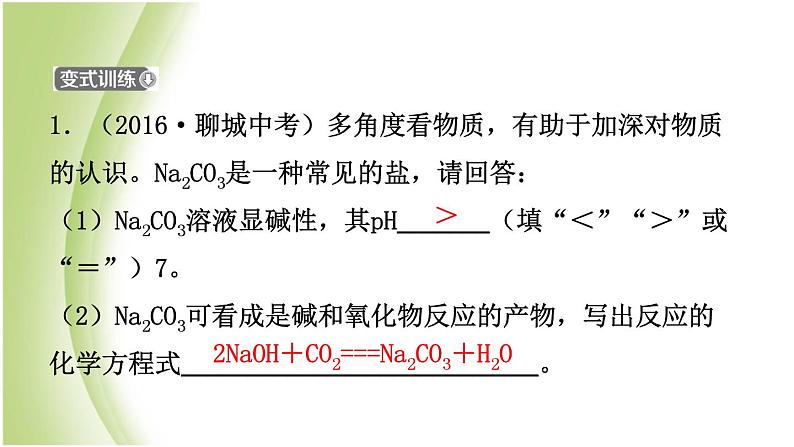 山东省滨州市中考化学一轮复习第八单元海水中的化学第2课时盐及其性质课件第7页