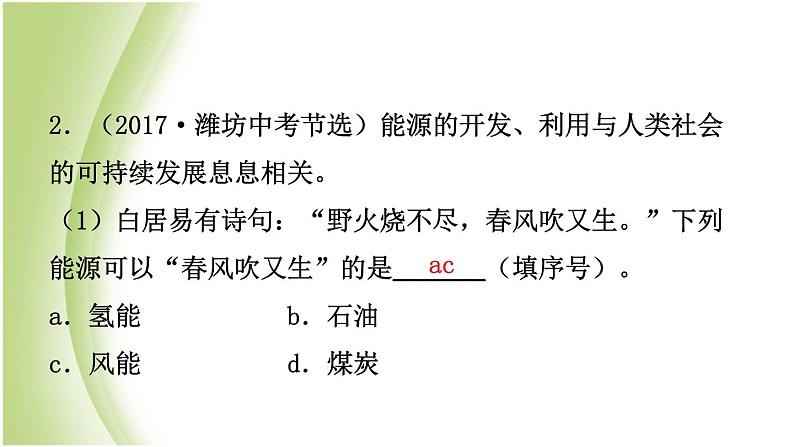 山东省滨州市中考化学一轮复习第十一单元化学与社会发展课件06