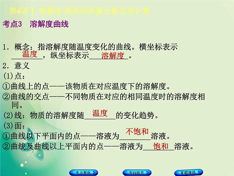 河北专版中考化学复习第4课时溶解度溶质的质量分数及其计算课件第6页