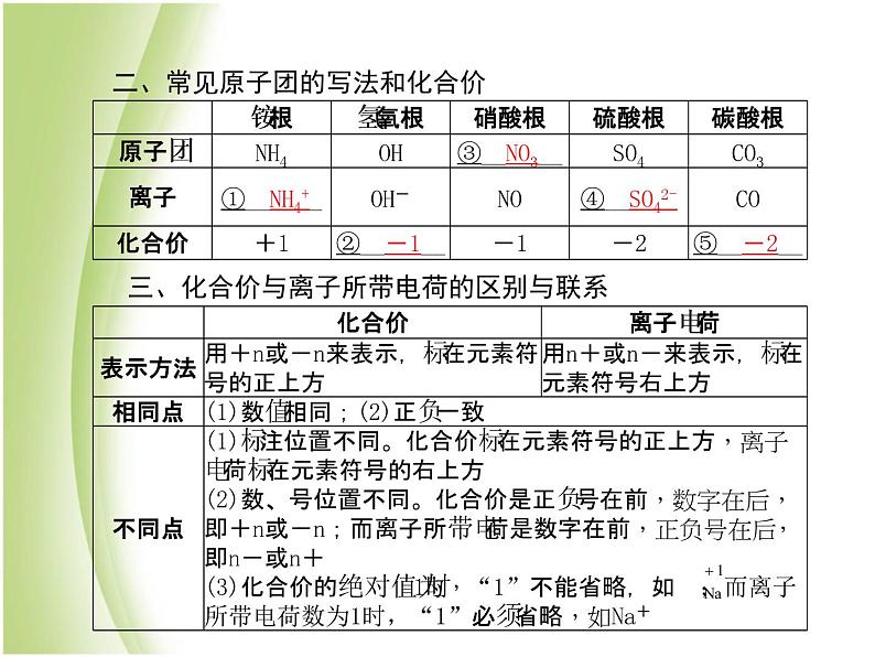 泰安专版中考化学总复习第一部分第4讲物质组成的表示课件第8页