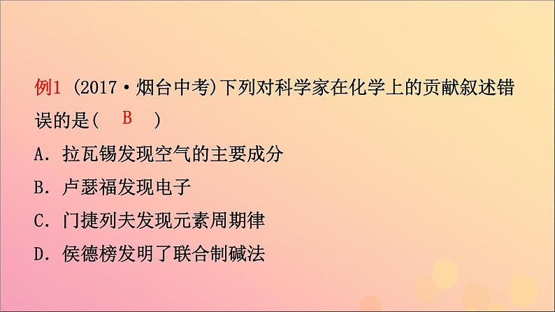 山东专版中考化学总复习第一讲走进化学殿堂课件五四制第3页