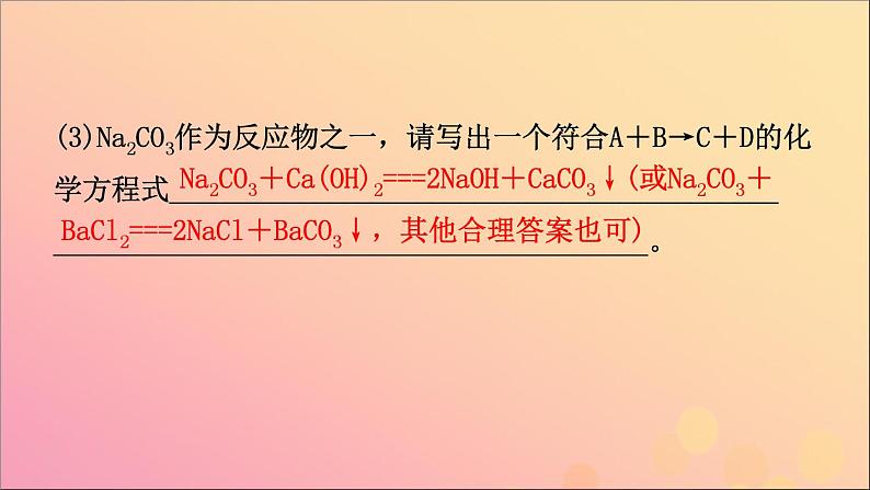 山东专版中考化学总复习第九讲海水中的化学第2课时盐及其性质课件五四制第7页