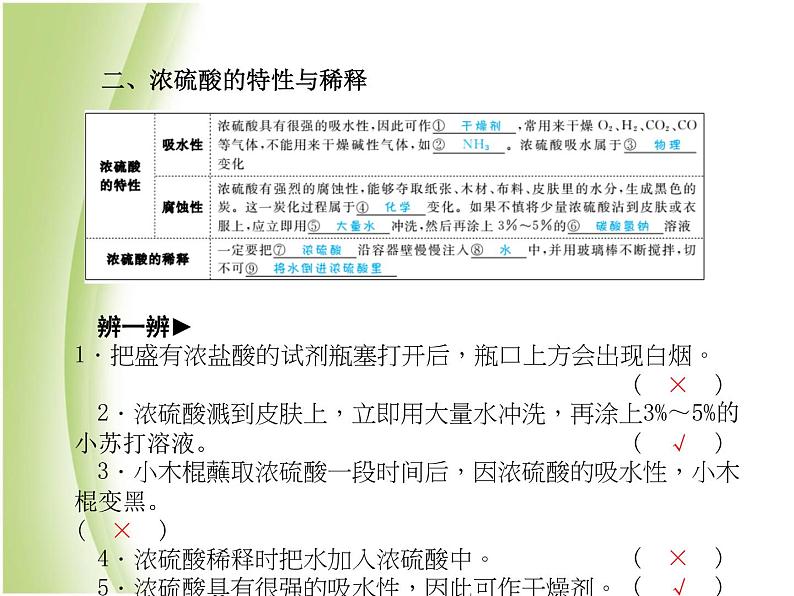 青岛专版中考化学总复习第一部分主题六常见的酸和碱第1课时常见酸碱的性质课件鲁教版第4页