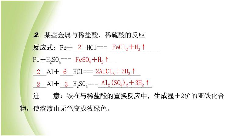 九年级化学下册第九单元金属第二节金属的化学性质第1课时金属与氧气酸的反应课件鲁教版03