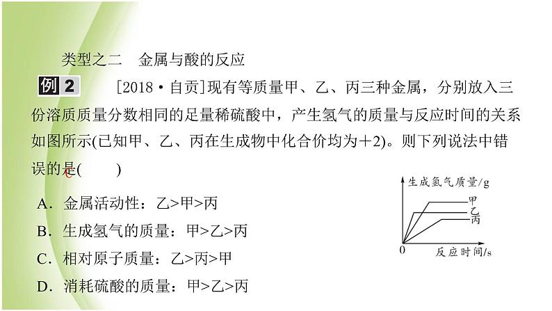 九年级化学下册第九单元金属第二节金属的化学性质第1课时金属与氧气酸的反应课件鲁教版07