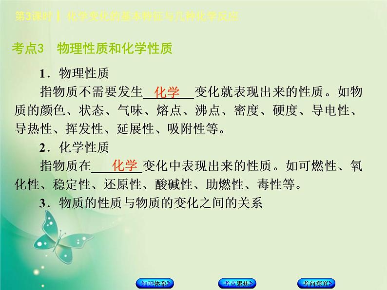 北京专版中考化学基础复习二物质的化学变化第3课时化学变化的基本特征与几种化学反应课件第6页