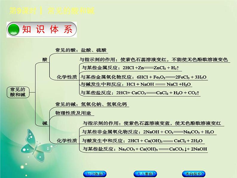 北京专版中考化学基础复习三身边的化学物质第9课时常见的酸和碱课件02