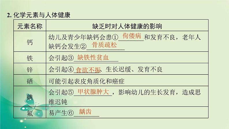 河南省中考化学复习第15讲化学与生活课件08