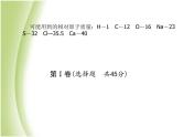 青岛专版中考化学总复习第三部分模拟检测冲刺中考阶段检测卷五课件鲁教版