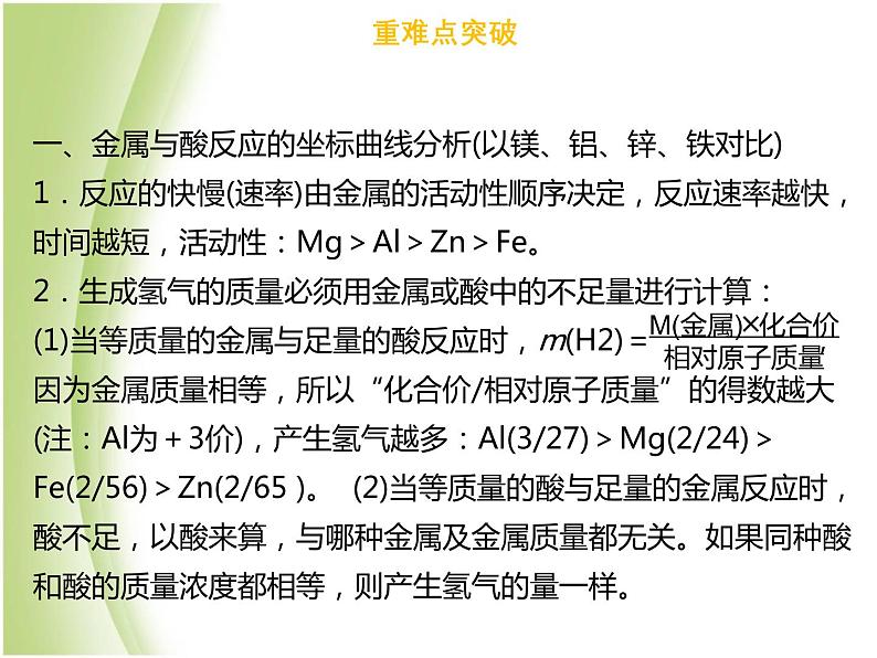 广东专版中考化学总复习第六部分专题复习专题一坐标曲线类考题课件第4页