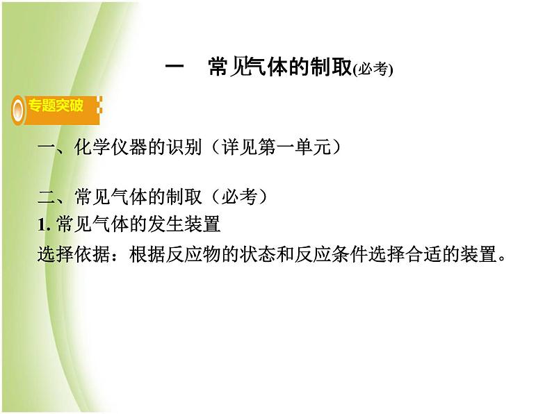 湖南省中考化学复习突破专题六教材基础实验课件第2页