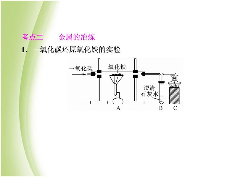 中考化学总复习阶段练习第八单元金属和金属材料第12讲金属材料及金属的冶炼与防护课件新人教版第7页