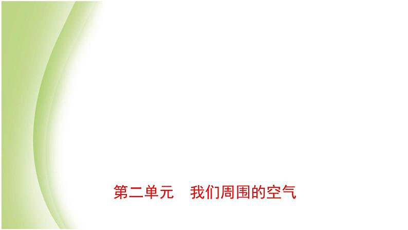 山东诗营市初中化学学业水平考试总复习第二单元我们周围的空气课件第1页