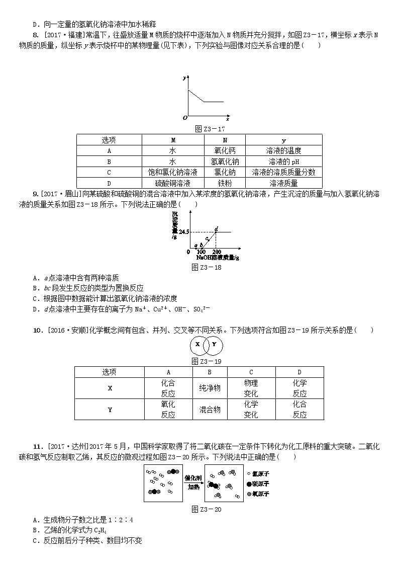 连云港专版中考化学复习题型训练3第3页