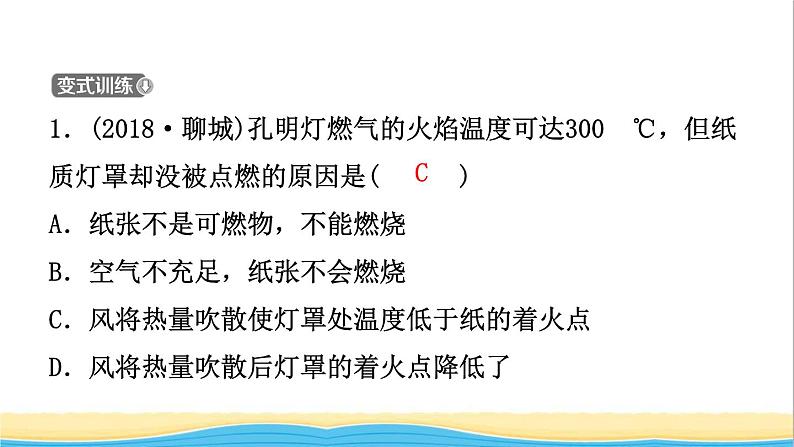 河北省中考化学一轮复习第十三讲燃料及其利用课件第5页