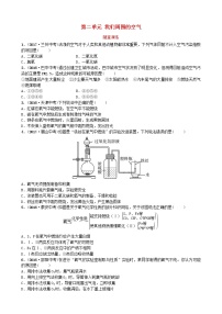 山东诗营市中考化学复习第二单元我们周围的空气随堂演练练习