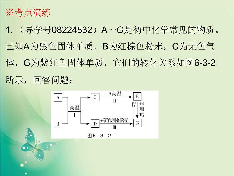 广东专版中考化学复习第六部分专题突破专题三推断题课件第6页