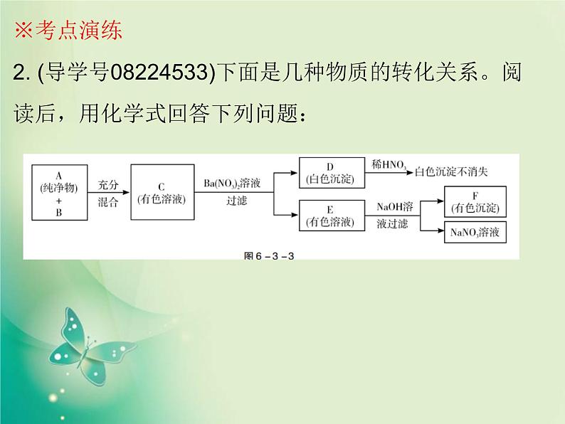 广东专版中考化学复习第六部分专题突破专题三推断题课件第8页