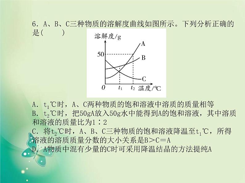 河北专版中考化学总复习第三部分模拟检测冲刺中考阶段检测卷三课件新人教版08