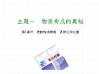 福建省中考化学复习专题一物质构成的奥秘第1课时微粒构成物质认识化学元素课件