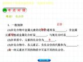 福建省中考化学复习专题一物质构成的奥秘第2课时物质组成的表示物质的多样性课件