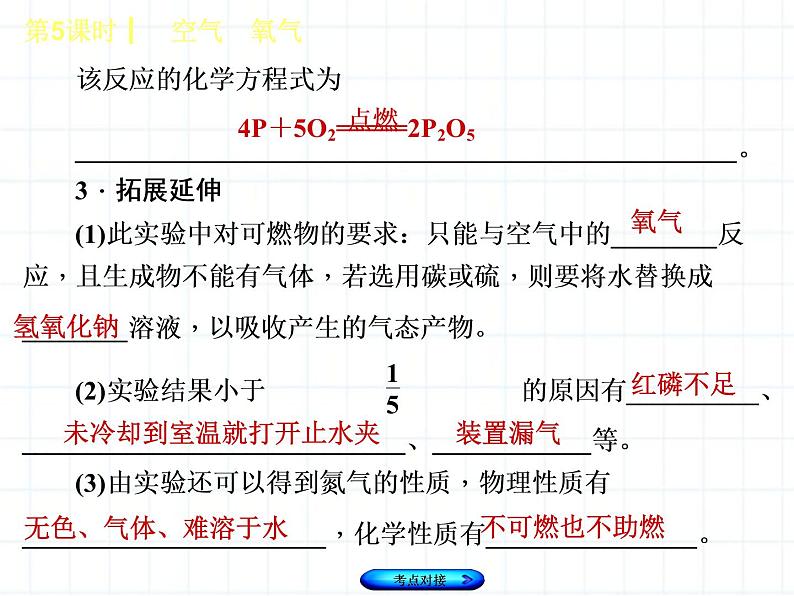 福建省中考化学复习专题三身边的化学物质第5课时空气氧气课件07