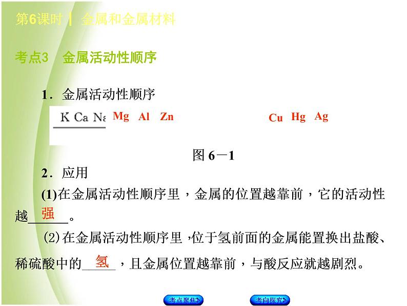 湖南省中考化学复习专题一身边的化学物质第6课时金属和金属材料课件第8页