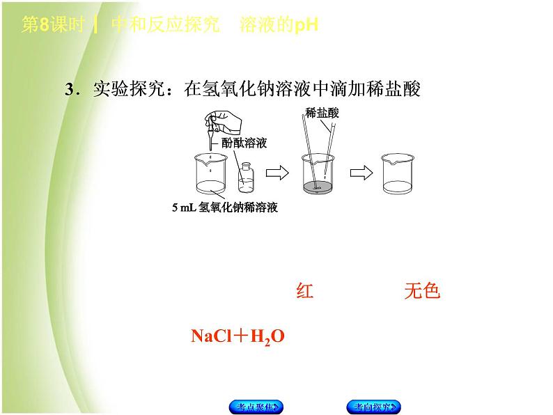 湖南省中考化学复习专题一身边的化学物质第8课时中和反应探究溶液的pH课件第3页