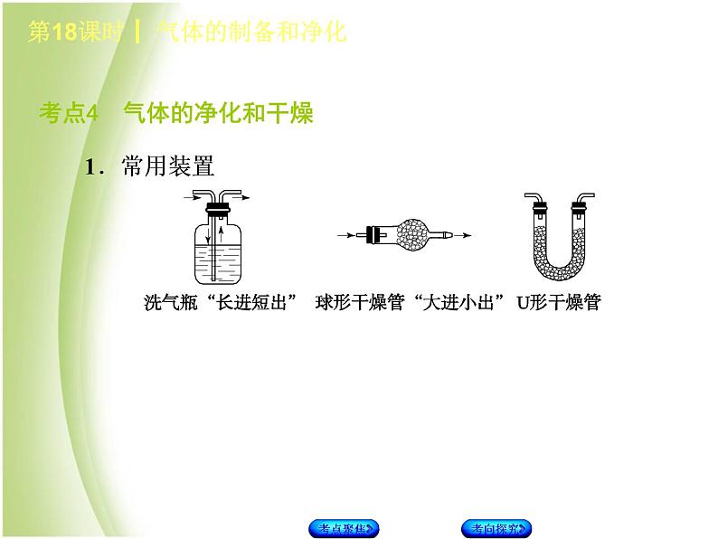 湖南省中考化学复习专题五科学探究第18课时气体的制备和净化课件第7页