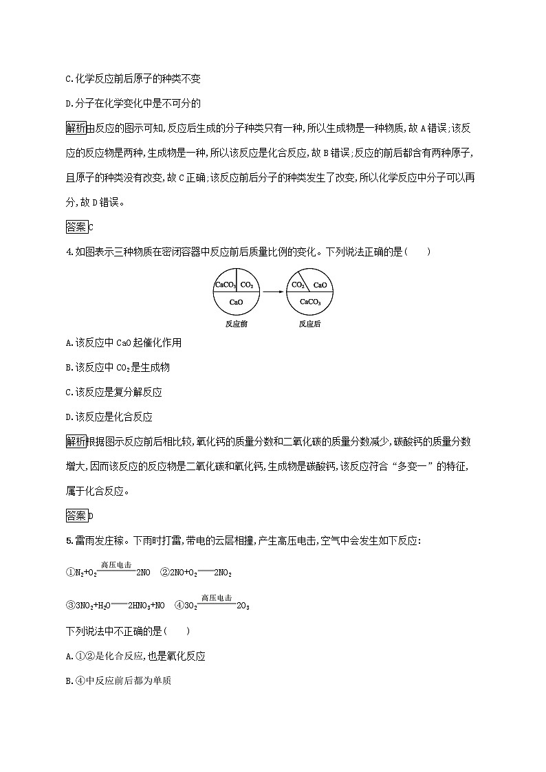 中考化学总复习优化设计专题综合突破专题二物质的化学变化专题提升演练第2页