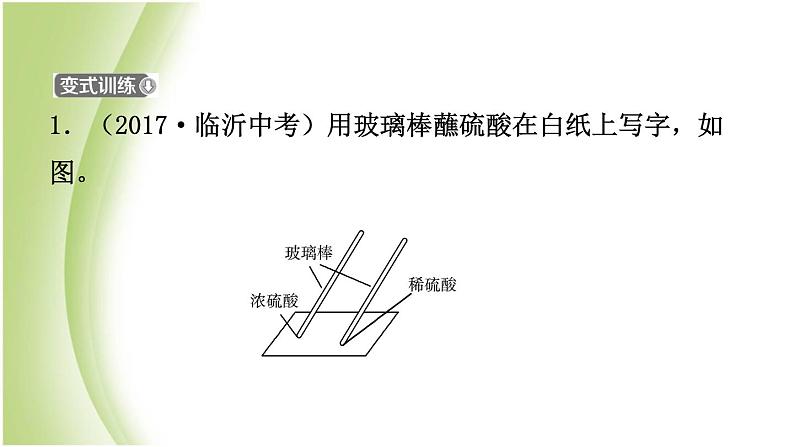 山东诗营市初中化学学业水平考试总复习第十单元酸和碱第1课时常见的酸和碱课件04