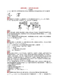 课标通用安徽省中考化学总复习练习5化学式与化合价