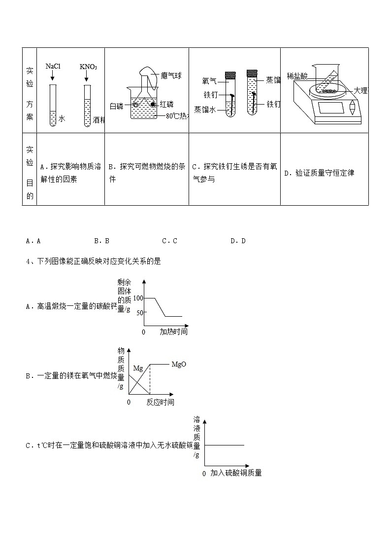 2022学年最新人教版九年级化学下册第九单元溶液期末模拟试卷（一套）第2页